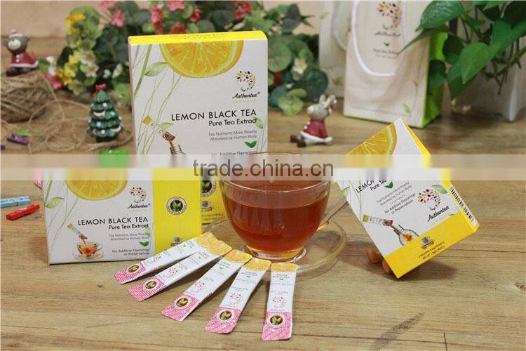GMP Certificated high quality lemon black tea lemon instant tea