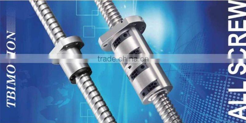TBI 16mm Diameter 5mm Pitch SFU1605 Ball Screw 1605 With Support Unit FF12 FK12