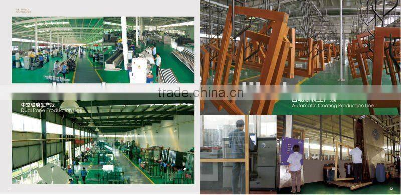 German style tilt and turn solid wood window with shutter