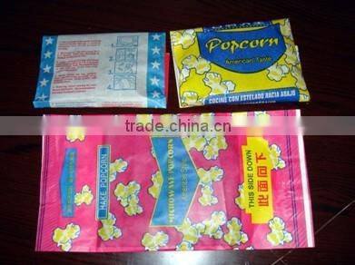 Automatic microwave popcorn pouch filling and sealing packing machine