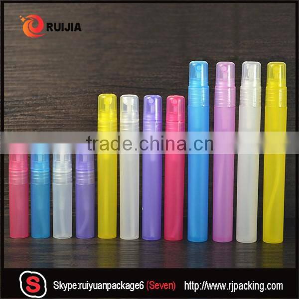 Free samples 5ml pen perfume bottle plastic materical