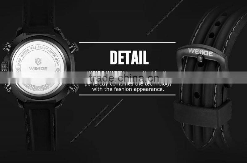 New arrival china suppliers weide watches men luxury LCD digital watch
