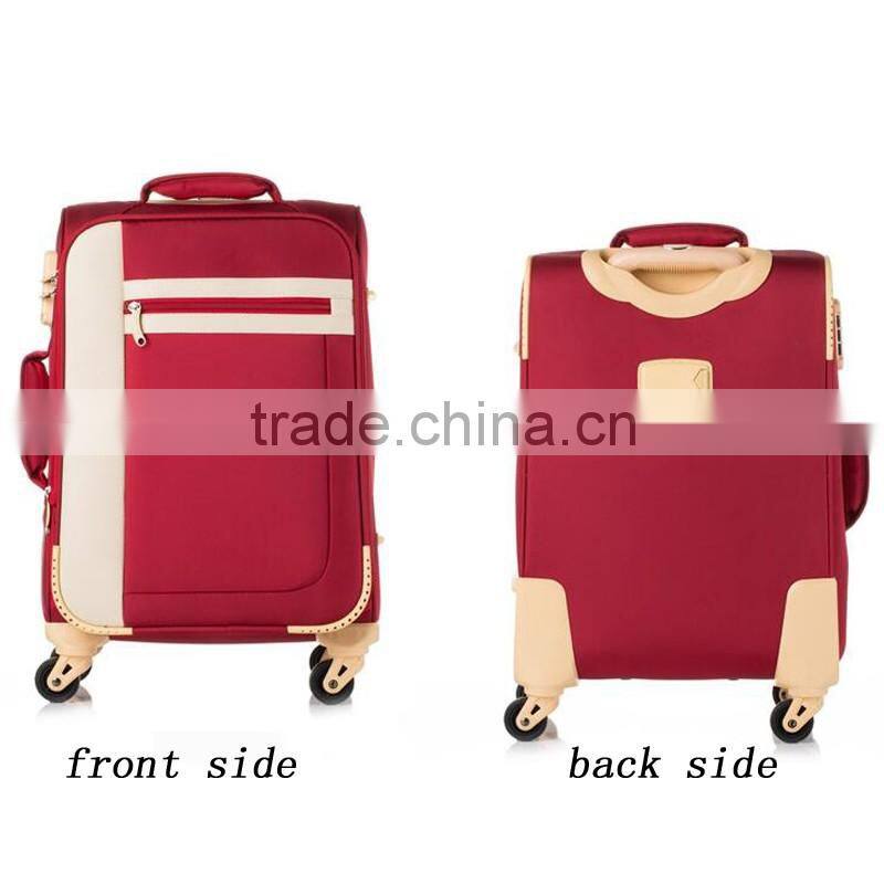 Durable Nylon Fabric Cheap Expandable Superlight Travel Luggage Trolley