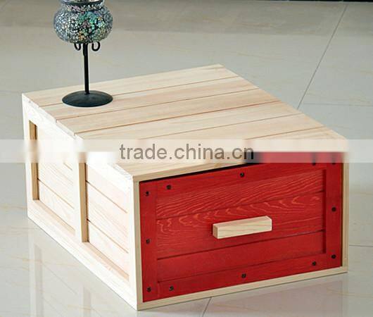 solid wood wine packaging box