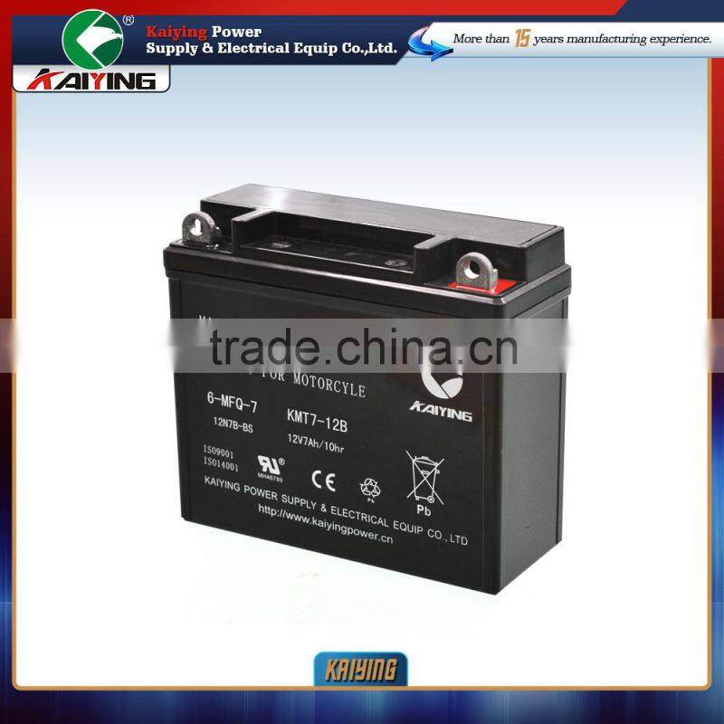 High Quality Motorcycle Battery YTX7A-BS Free Maintenance Rechargeable Battery