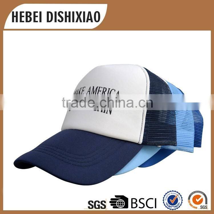 sports mesh baseball caps Printed mesh caps 5 panel mesh cap
