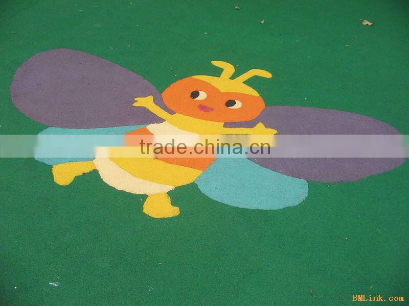 Kids playground, Outdoor EPDM Rubber Playground material, Manufacturer of Colored EPDM Rubber granules-FN-A-16081701
