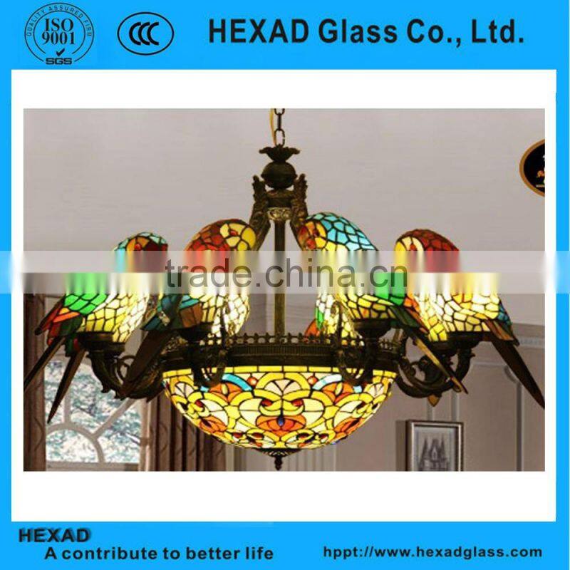 Sale! TIFFANY STYLE STAINED GLASS LAMP