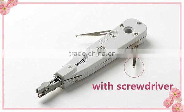 Network keystone jack IDC or rj45 110 punch down tool