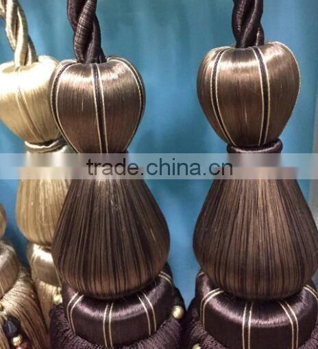 designer home decor beaded tassel curtain tiebacks