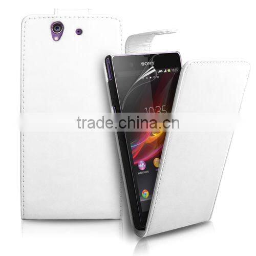 PU Flip Case For Sony Xperia Z,Sony Xperia Z Case,Xperia Z Flip Case