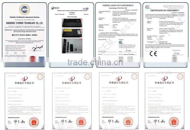 High discharge rate jump start type,12v LED light auto car jump starter