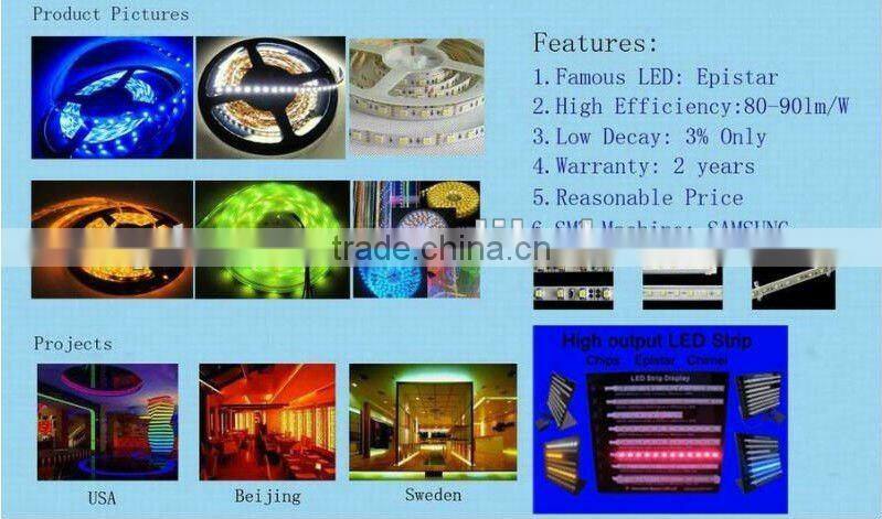 Flexible waterproof led string lights 5050smd