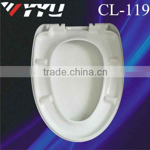 CL-119 Toilet Seats; UF Soft Close Toilet Seat with Metal Hinges