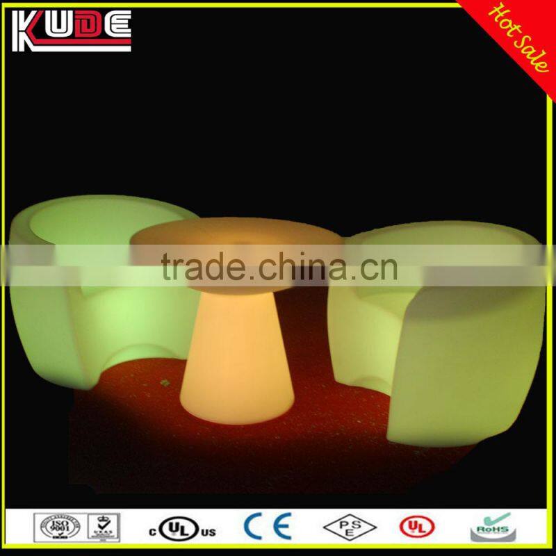 Hot Sale Glowing Furniture Lighting Outdoor illuminated LED Furniture For Yard Garden