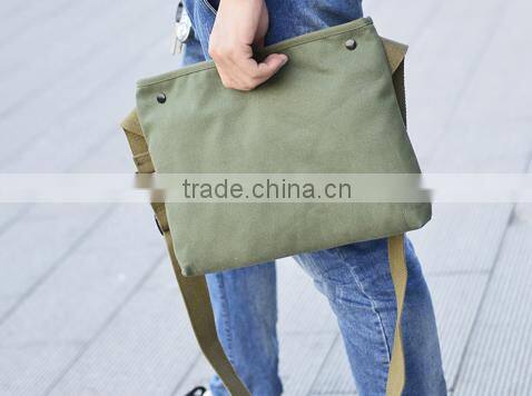 Casual Style Canvas Messenger Bag Yellow Shoulder Bag Since 1997