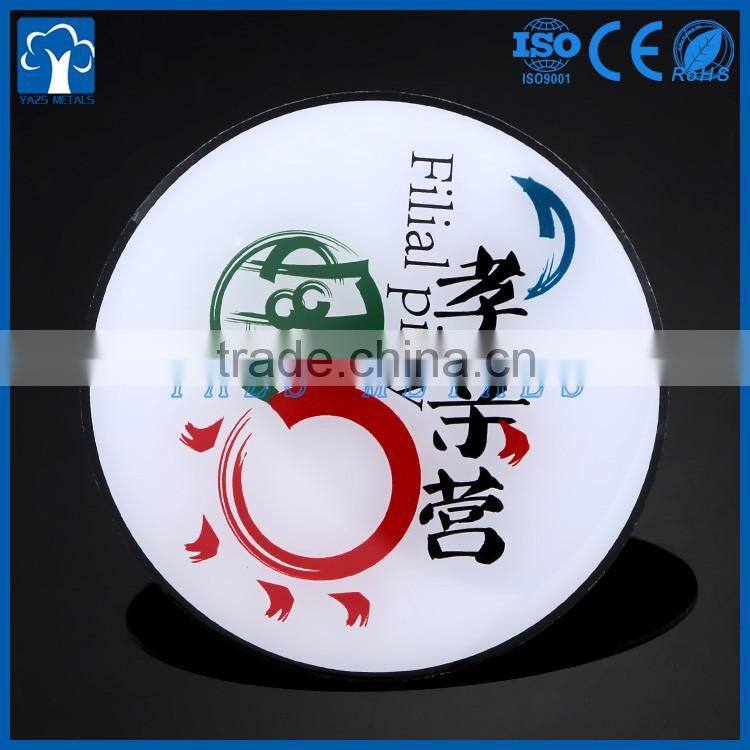 digital printing and dome finish custom metal lapel pins
