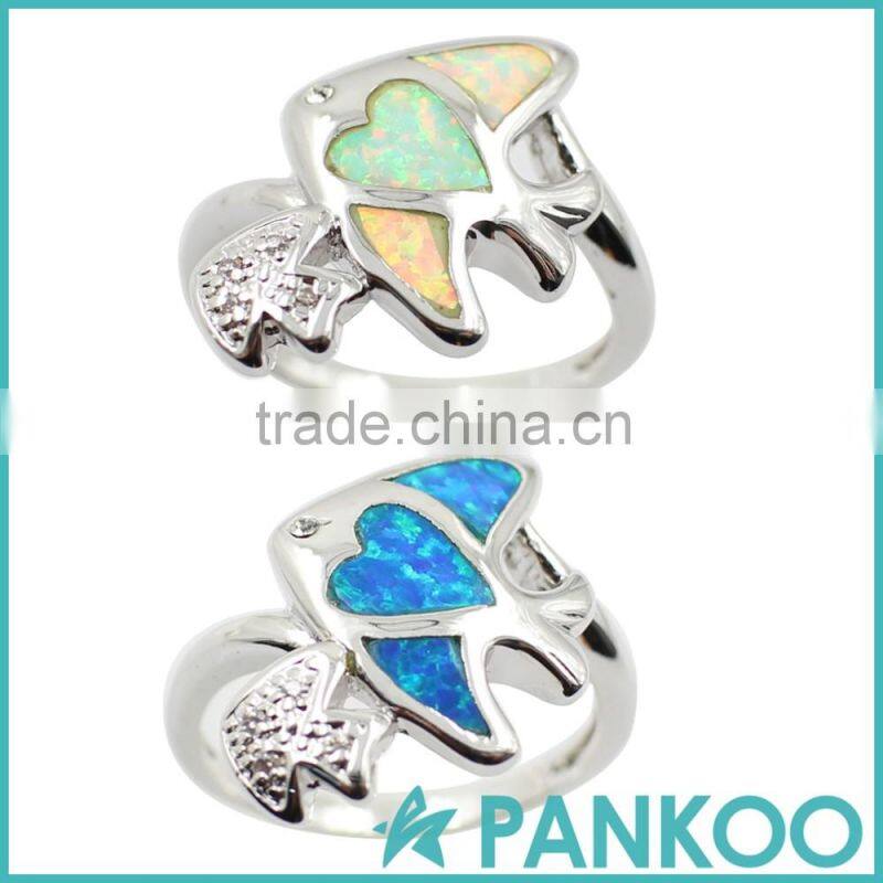 2016 New Design Cheap Price wholesale ring with Opal Silver Ring for wedding and engagement