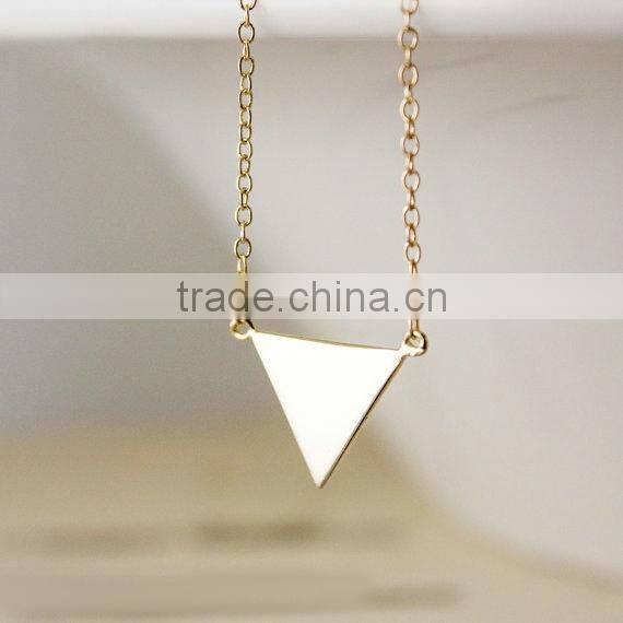 Wholesale China 925 Sterling Silver Triangle Necklace