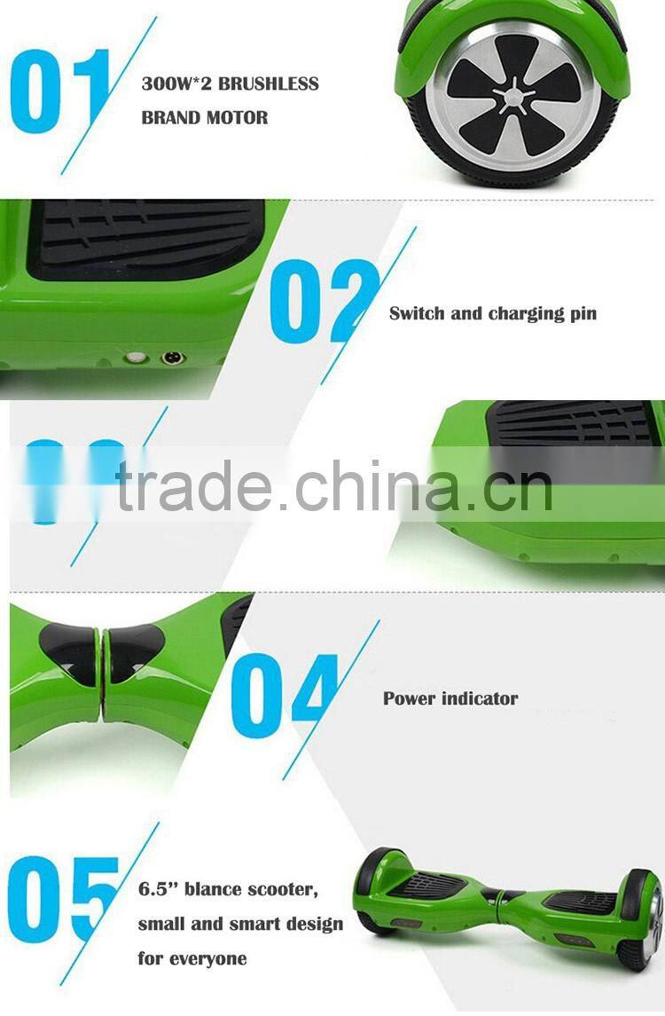1 year warranty China smart bluetooth electric haverboard with Samsung battery