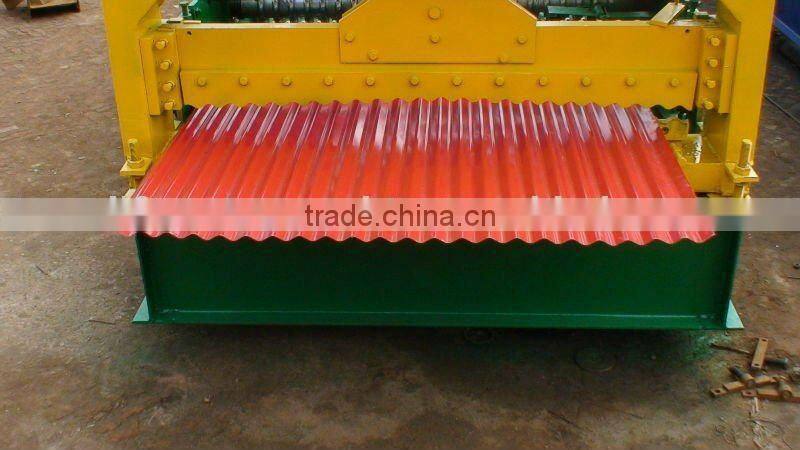 cangzhou high quality corrugated roll forming machine for Aluminium/steel/metal Roofing Sheets