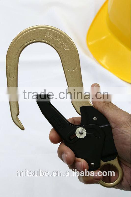 Gold&Black Double Lock Quick Release Lineman Metal Snap Hook