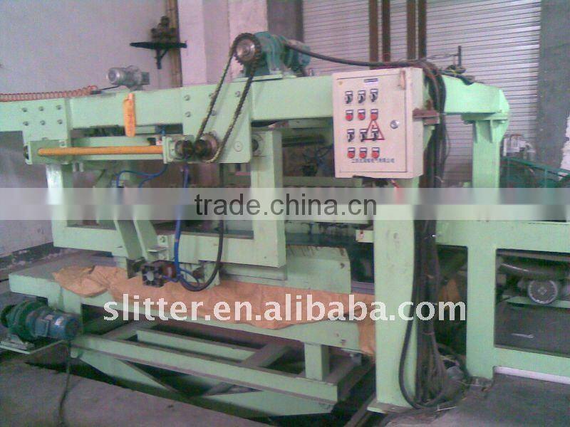 coil metal strips straightening and cut to length line