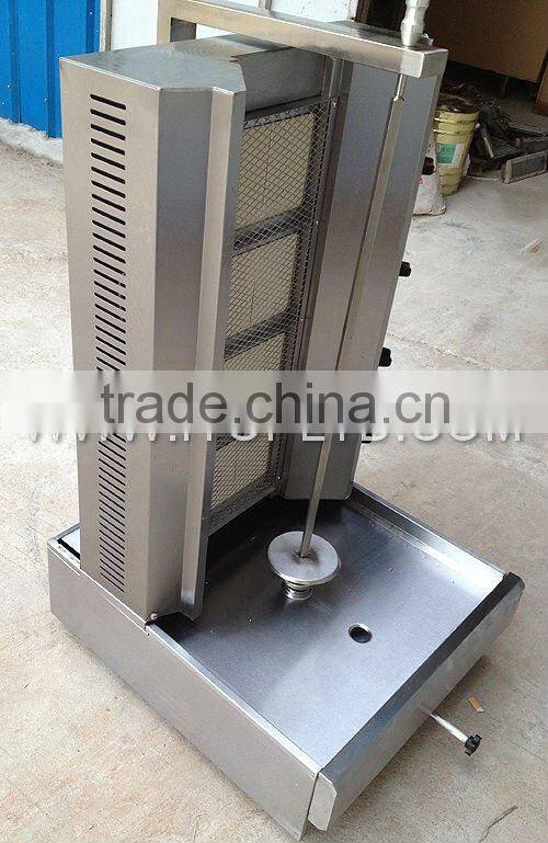 stainless steel gas shawarma equipment