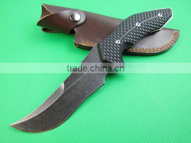 OEM outdoor combat knife with G10 handle