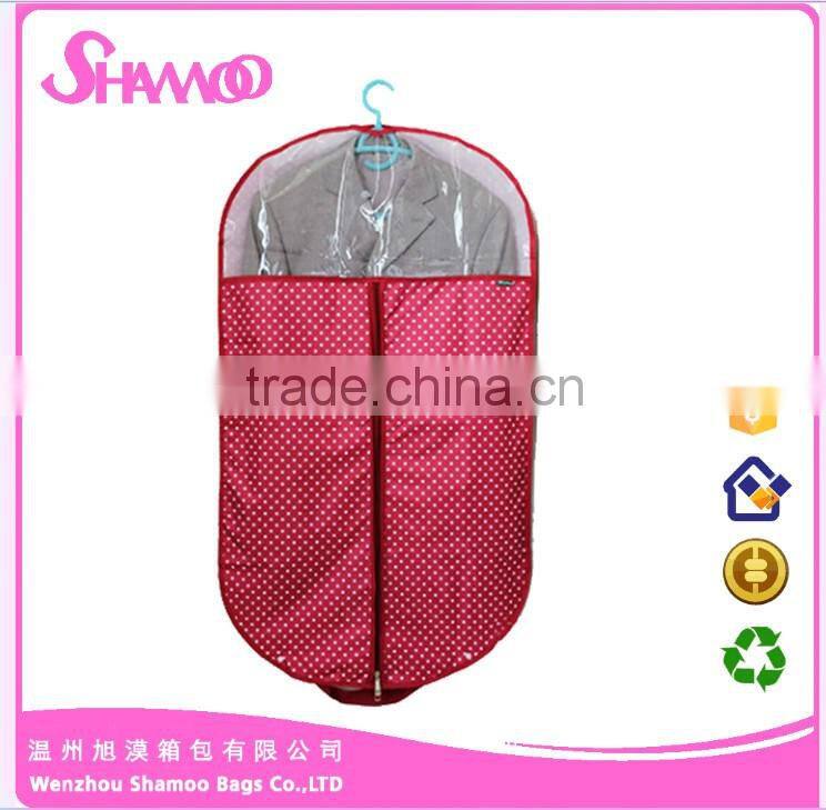 210D Polyester foldable mens suit garment bag