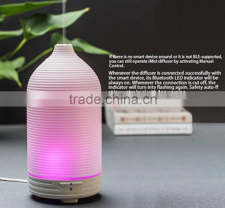 iMist home Wireless smart portable ultrasonic aroma diffuser, waterless aromatherapy diffuser with bluetooth app control