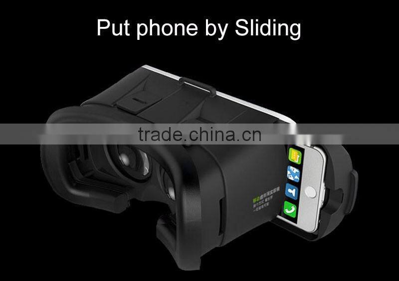 Factory New 3d vr glasses cardboard virtual reality glasses all in one vr headset