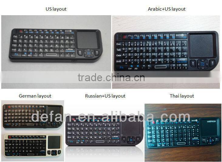 With Touchpad and IR Remote Control for Android Smart TV USB Wireless Keyboard