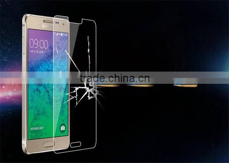 Gold Supplier 0.3mm Tempered Glass impact resistant screen protector for Samsung Galaxy Alpha G850 oem/odm (Glass Shield)