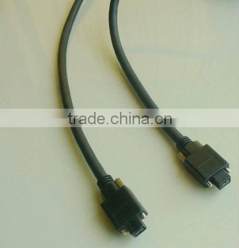 1394B 9pin to 4pin + DC Power Jack 1.5m black