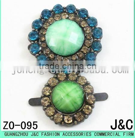 2017 most shinny newest crystal stone shoes ornament