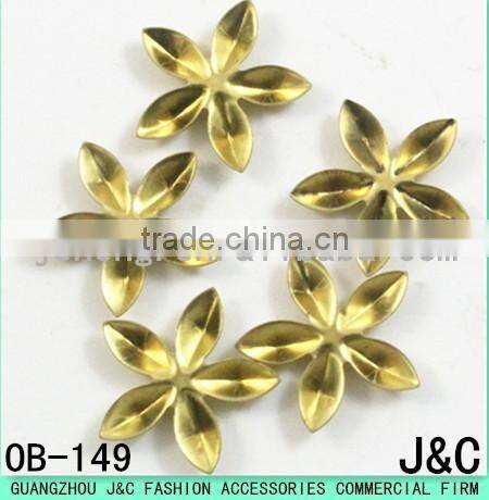 The latest sandals ornaments gold flower copper lady fashion shoes ornaments