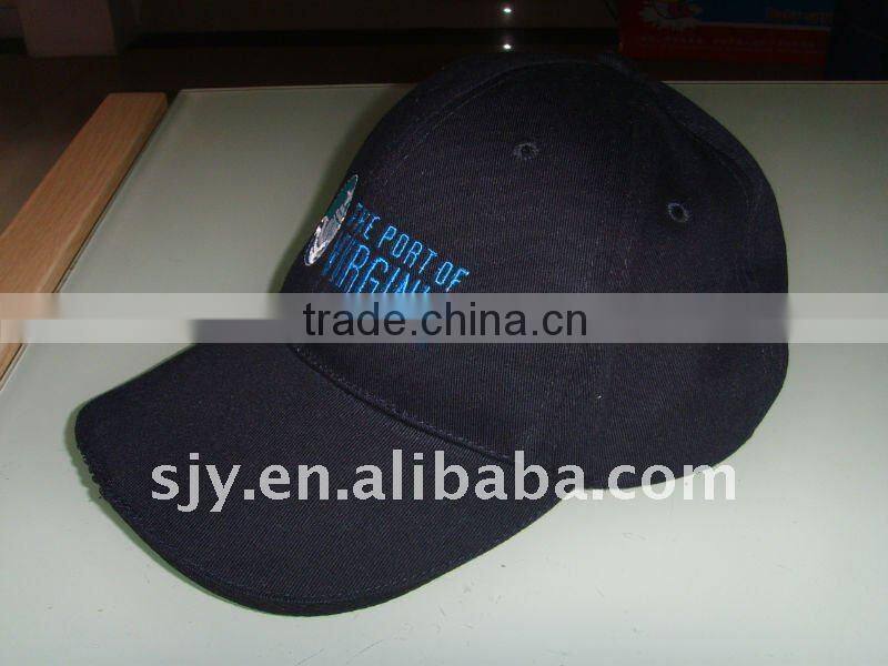 Custom baseball cap with led lights on the visor