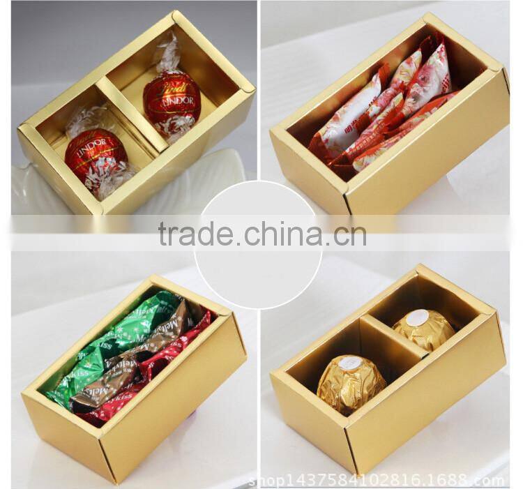 High quality wedding party favor boxes gold wedding favour boxes