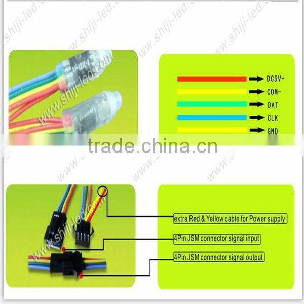 Full Color 12v ws2801 led pixel light from Shenzhen China