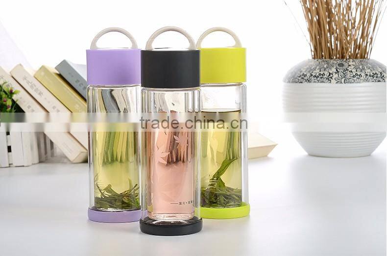 New Design Healthy Drinking Round 50 Cl Balm Mineral Water Glass Bottle