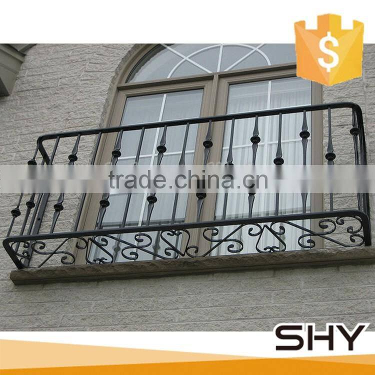 Exterior Prefab Wrought Iron Window Railing