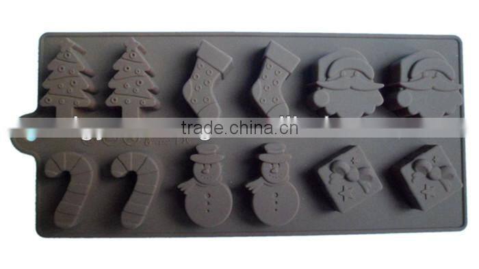 Yuanrong Hot sell silicone chocolate mold animal shaped chocolate mould