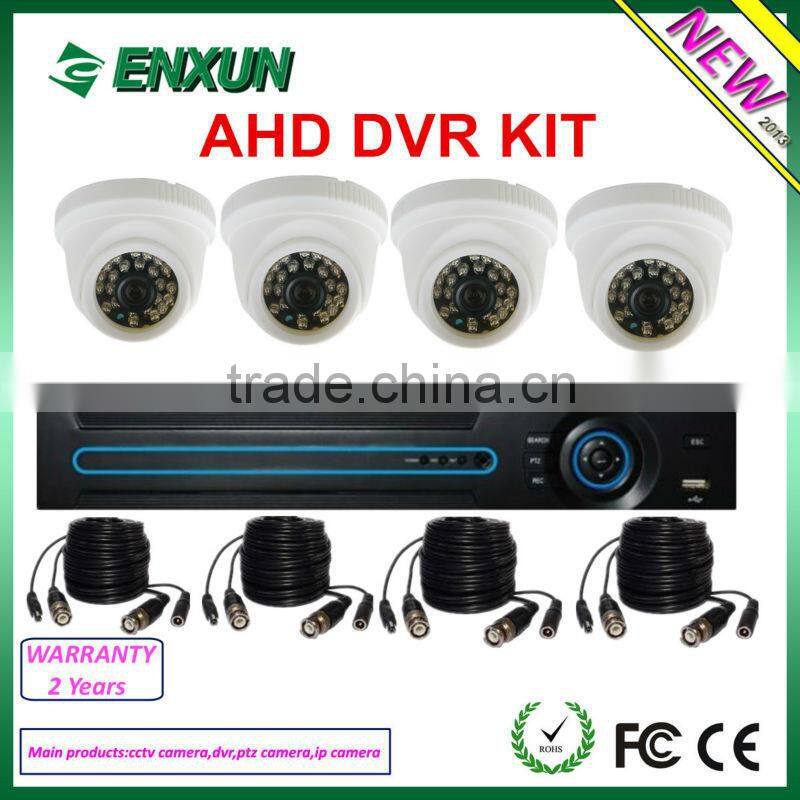 4ch DVR Kit+4pcs ir 1.0MP 720P low cost dvr cctv camera