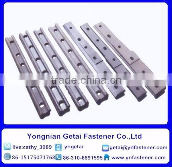 railway joint bar/fish plate with 6 holes