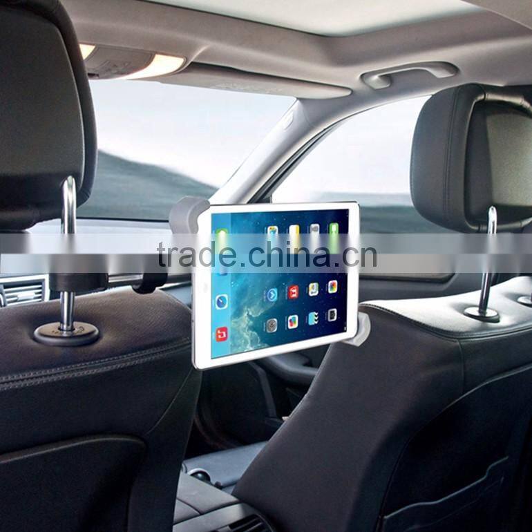Moveable 360 Degree Rotating Unviersal Headrest Tablet PC Car Holder