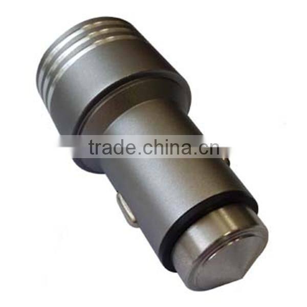 Colorful Stainless Steel Safty Hammer Car Charger With 2 Usb Ports 3.4a