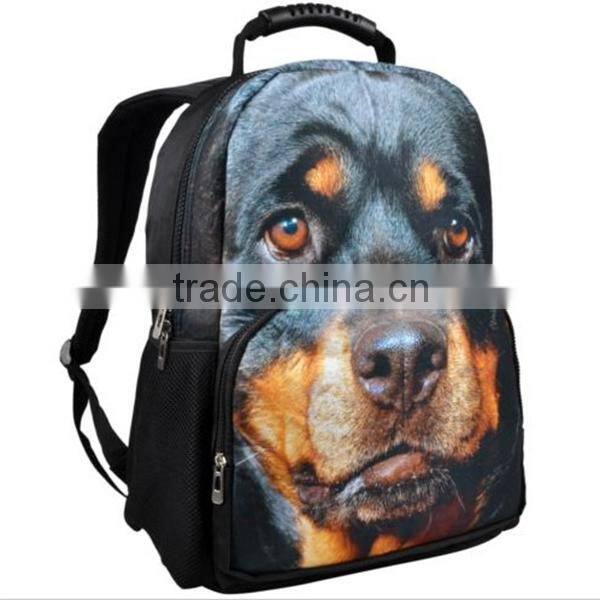 3d dog bags laptop backpack student bookbags school bags
