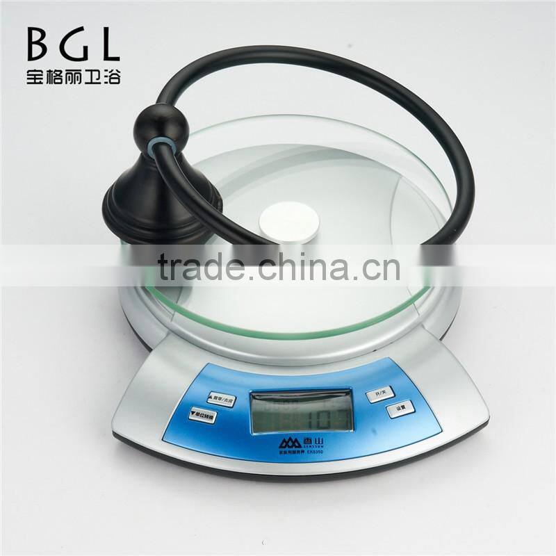 chinese furniture bathroom sets wholesale ORB finish zinc alloy towel ring