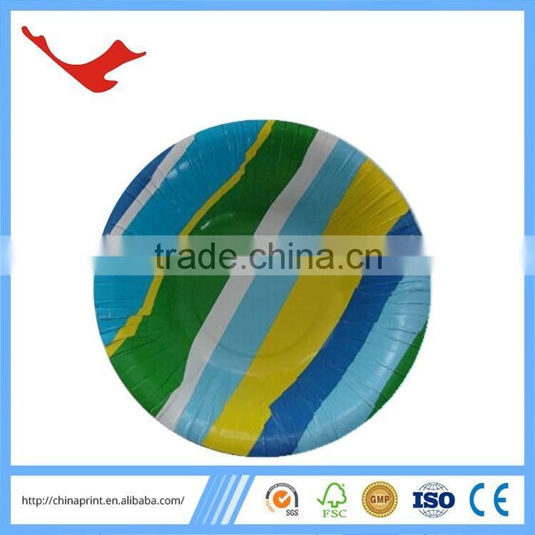 007 party supply custom printed disposable paper soup bowl